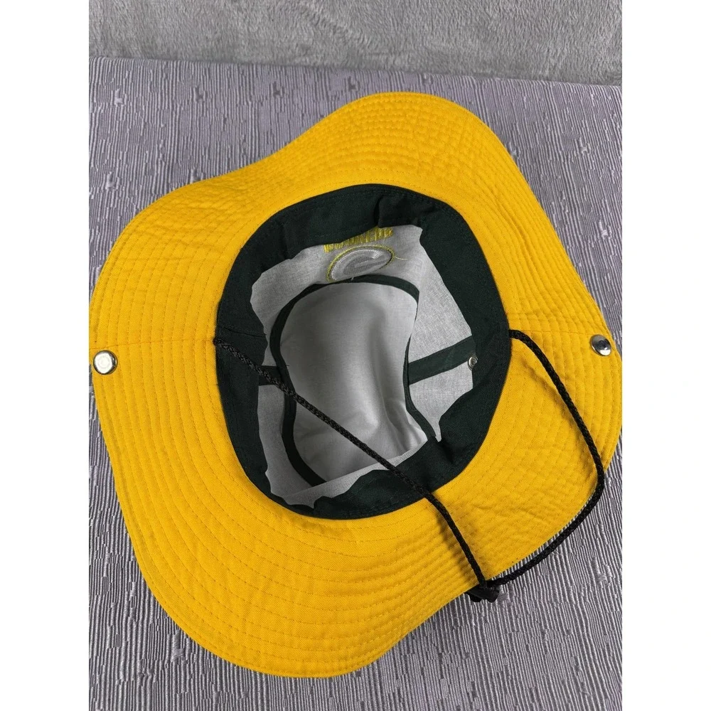 Green Bay Packers Hat Bucket Mens Green NFL Football Cozumel Mexico Boonie
